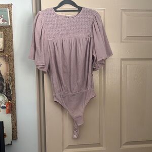 Free people Elegant Mauve Women's Top